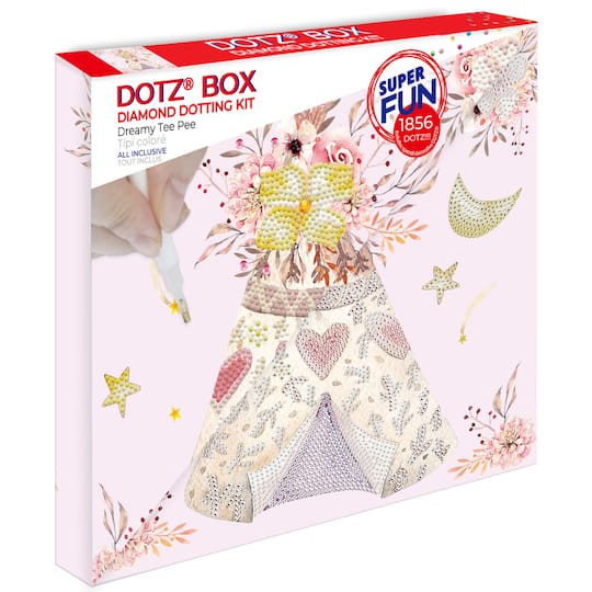 Diamond Dotz® Dreamy Tee Pee DOTZ® BOX Diamond Painting Kit